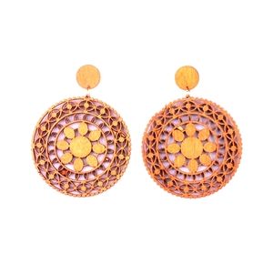 Wooden Statement Earrings